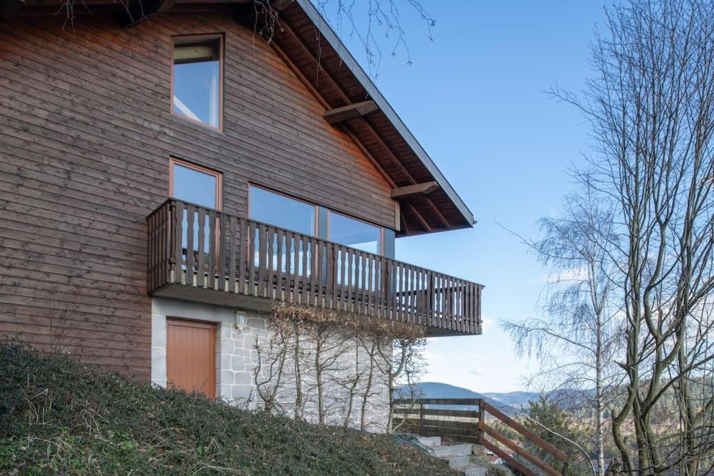 Luxueux Chalet Avec Vue Sur Les Pistes Et Le Hohneck Le Tholy Bagian luar foto
