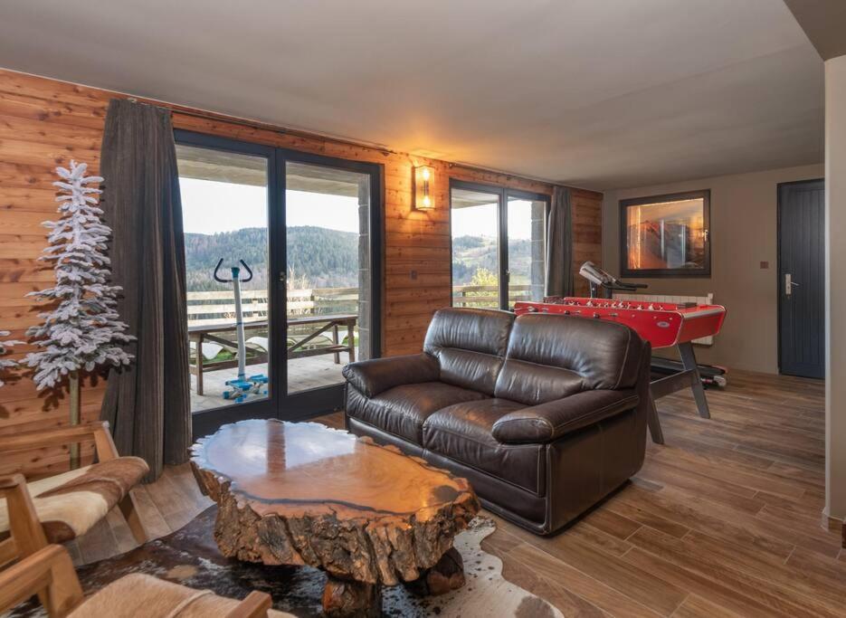 Luxueux Chalet Avec Vue Sur Les Pistes Et Le Hohneck Le Tholy Bagian luar foto