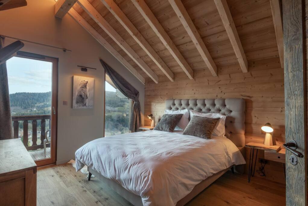 Luxueux Chalet Avec Vue Sur Les Pistes Et Le Hohneck Le Tholy Bagian luar foto
